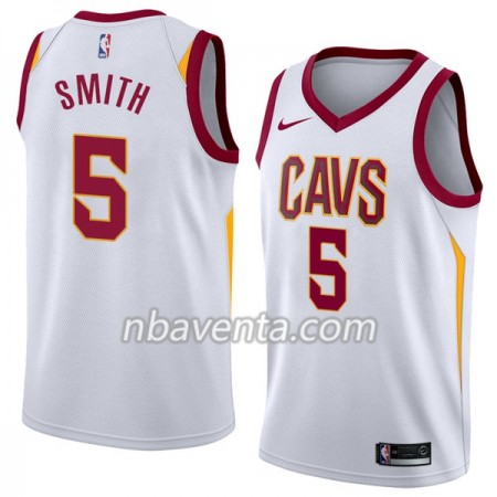 Camiseta Hombre Cleveland Cavaliers JR Smith 5 Nike 2017-18 Blanco Swingman Camiseta Hombre Cleveland Cavaliers JR Smith 5 Nike 2017-18 Blanco Swingman